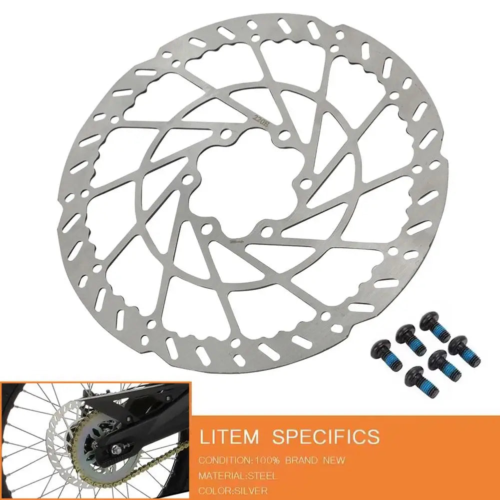 Accessoire Frein Dirt Bike Talaria Disque De Frein 220mm Pour Talaria X3/MX3 - Acier - 6 Trous - Version 2,3mm Ou 2,9mm Disque Acier 6 Trous 2.3mm 2.9mm Accessoire Frein Dirt Bike Talaria Disque De Frein 220mm Pour Talaria X3/MX3 - Acier - 6 Trous - Version 2,3mm Ou 2,9mm Disque Acier 6 Trous 2.3mm 2.9mm
