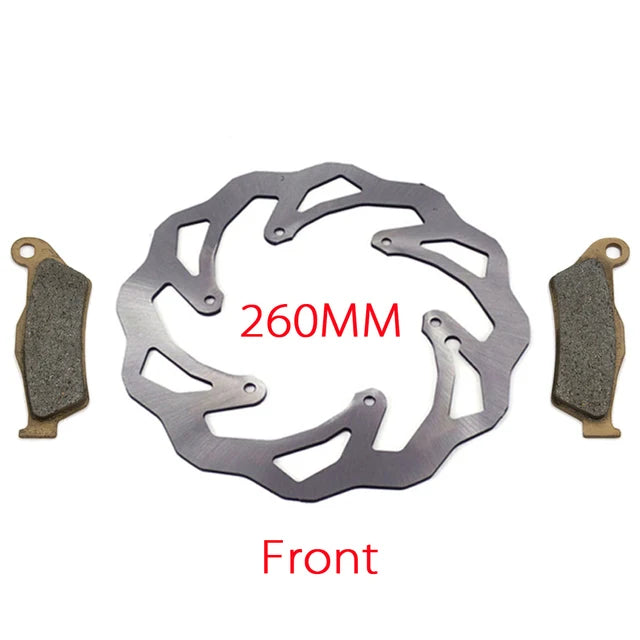 Motorcycle 260/220MM Front Rear Brake Disc Rotor For KTM SX SXF EXC XC XCF XCW XCFW 125 150 250 350 450 500 1994-2019 Husqvarna