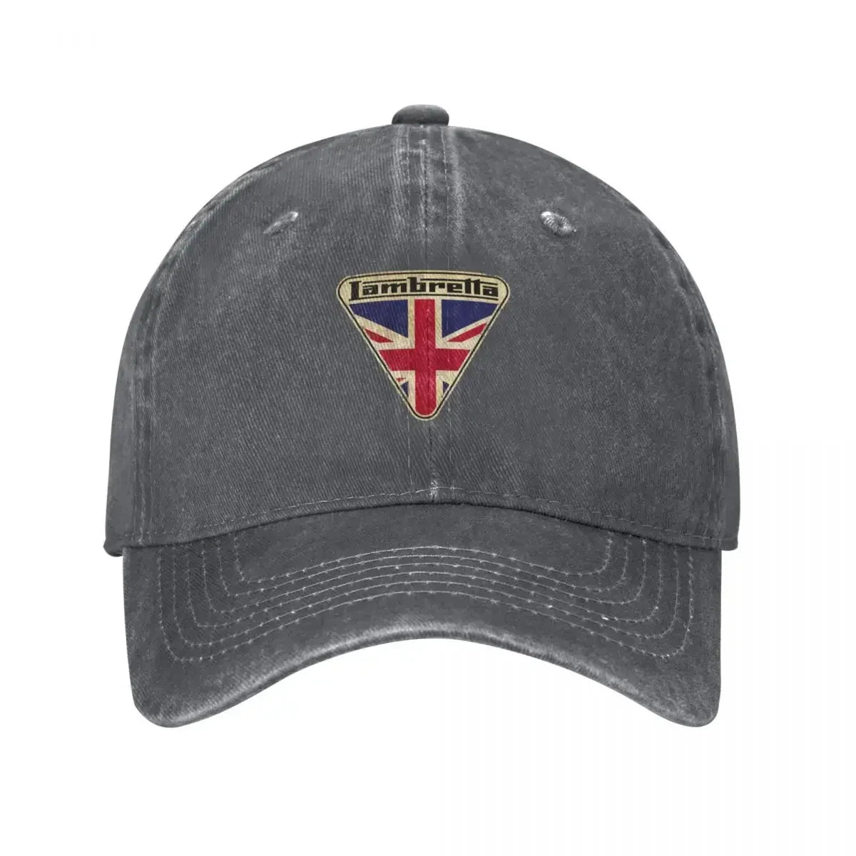 Lambretta Scooter Union Jack Logo Baseball Cap Military Cap Man party Hat Snapback Cap Visor Men Hats Women's