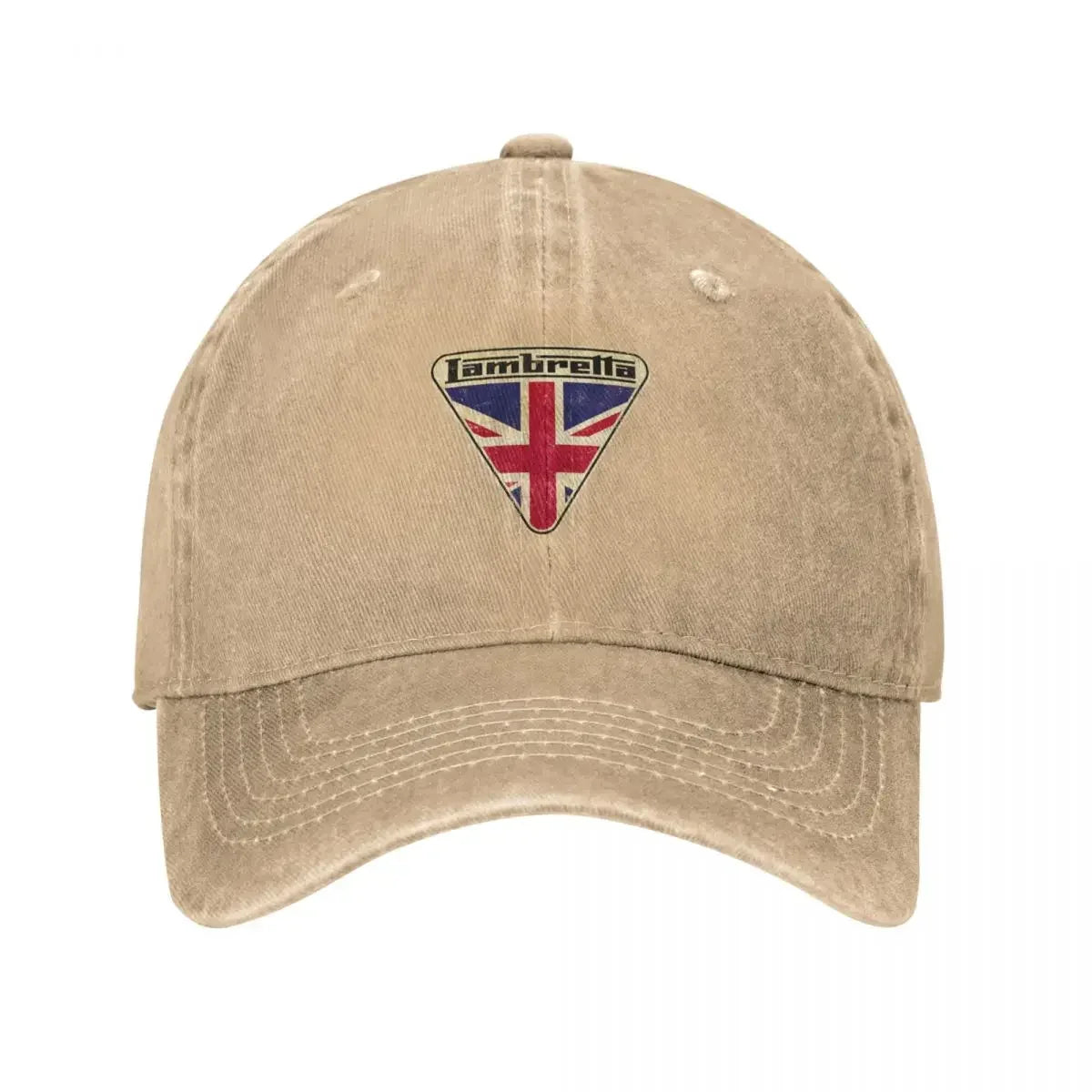 Lambretta Scooter Union Jack Logo Baseball Cap Military Cap Man party Hat Snapback Cap Visor Men Hats Women's
