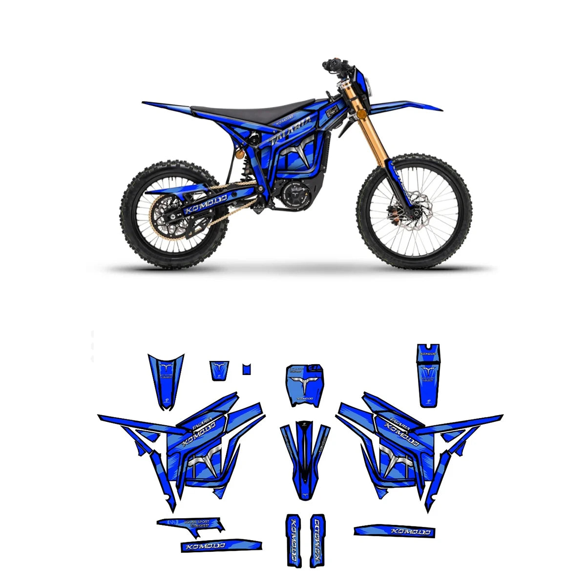 Talaria Komodo Graphics Electric dirt bike stickers body decoration protection sticker film decal mod stickers Graphics