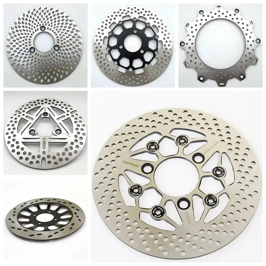 Motorcycle Front rear Brake Disc 220mm 260mm 265mm For EN125 GT125 GS125 GN125 HJ125 GSX125 Rotor Motorbike Accessories