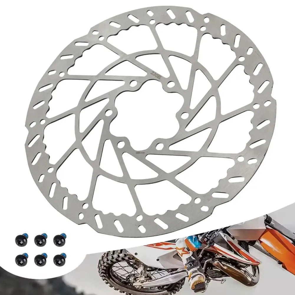 220mm 6-hole Disc Brake For TALARIA Talaria X3 MX3 Motorcycle 2.3mm Thick Disc Brake Accessories