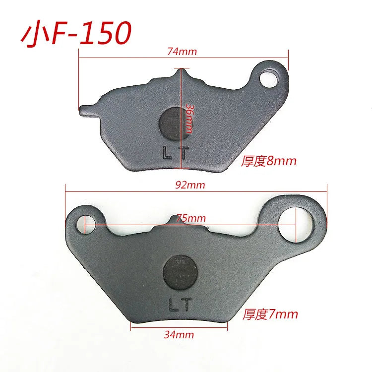 Motorcycle Brakes Front Rear Disc Brake Pads Shoes for 50cc 125cc 150cc 250cc CBR CRF CTCT CBX Scooter Moped