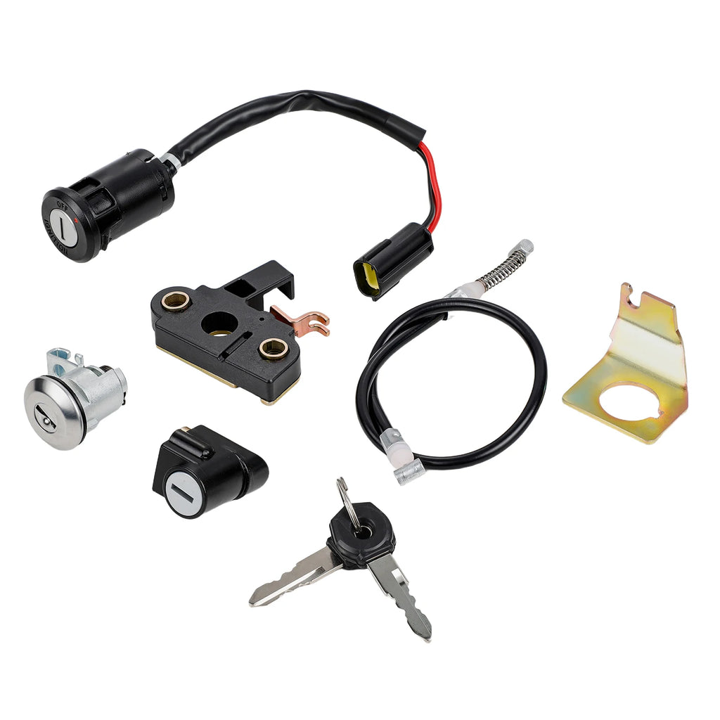 Moto Ignition Switch Lock Sleeve Lock Key Kits Vehicle Motorcycle Accessories For Surron Ultra Bee Motocross Iron Rubber