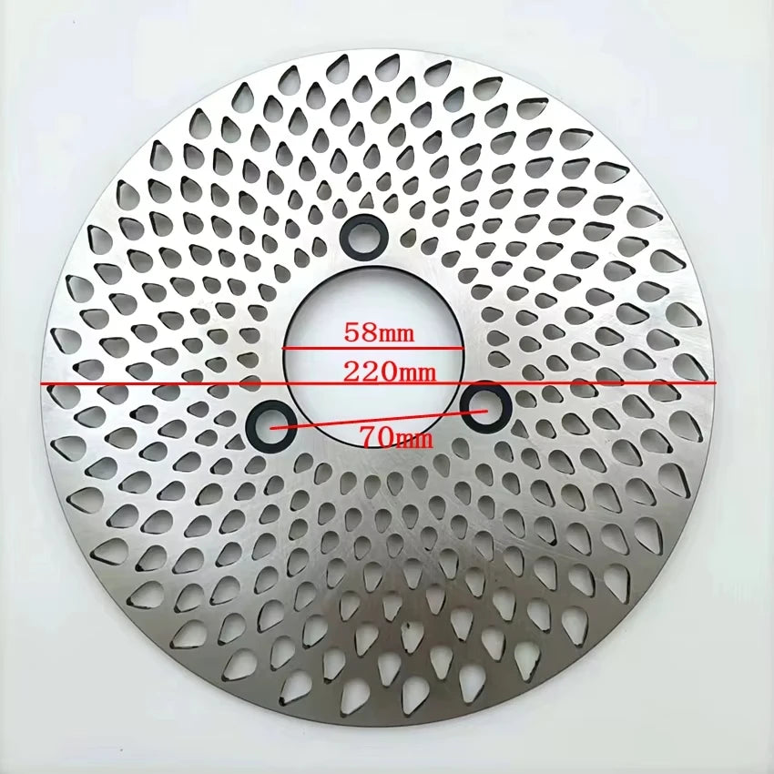 Motorcycle Front rear Brake Disc 220mm 260mm 265mm For EN125 GT125 GS125 GN125 HJ125 GSX125 Rotor Motorbike Accessories