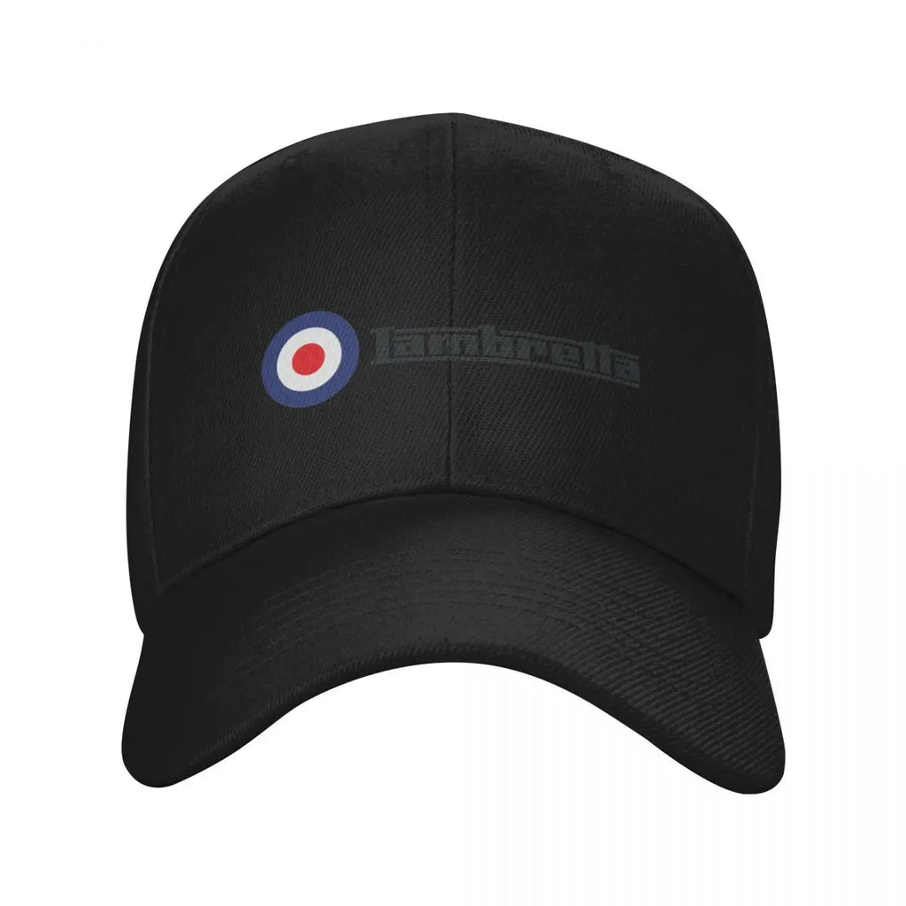 Lambretta Logo with Roundel Baseball Cap hats for men sun caps Gentleman Hat Golf Men Women's