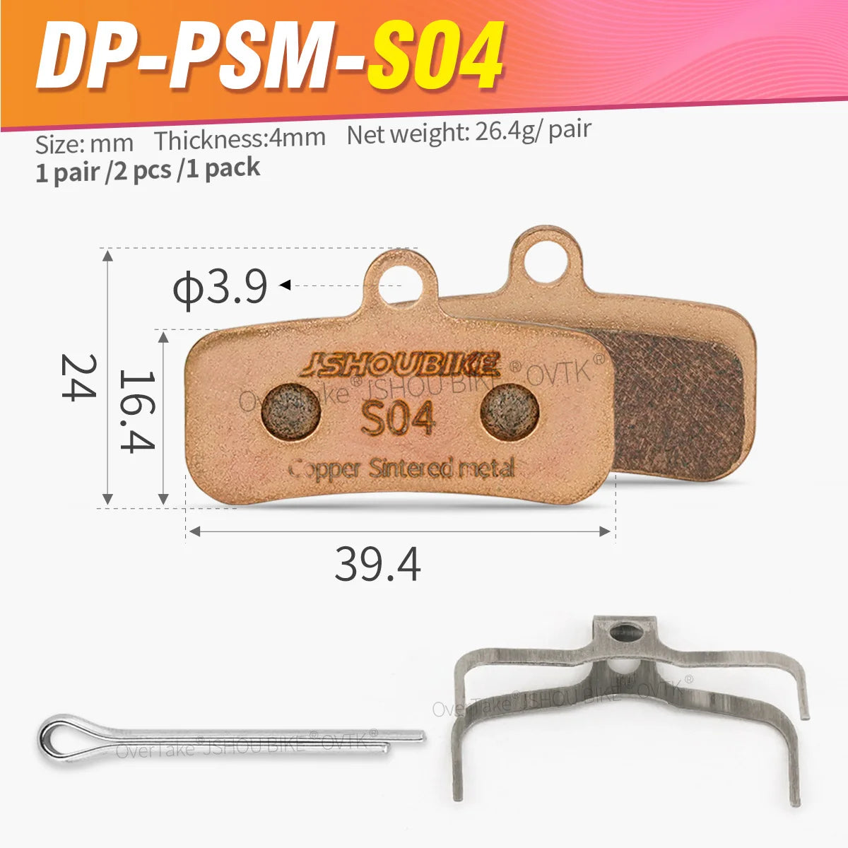 1/2/4/6/8/10 pairs Sintered Metal hydraulic brake pads for SUR-RON Light Bee,TALARIA,ZEE 640,QUADIEM,Shimano M810, MT420,M9120
