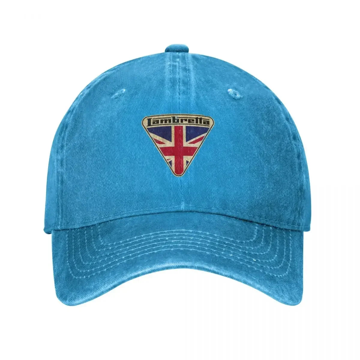 Lambretta Scooter Union Jack Logo Baseball Cap Military Cap Man party Hat Snapback Cap Visor Men Hats Women's