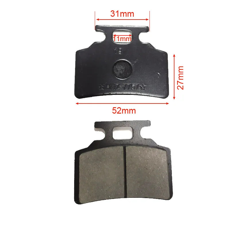 Motorcycle Brakes Front Rear Disc Brake Pads Shoes for 50cc 125cc 150cc 250cc CBR CRF CTCT CBX Scooter Moped