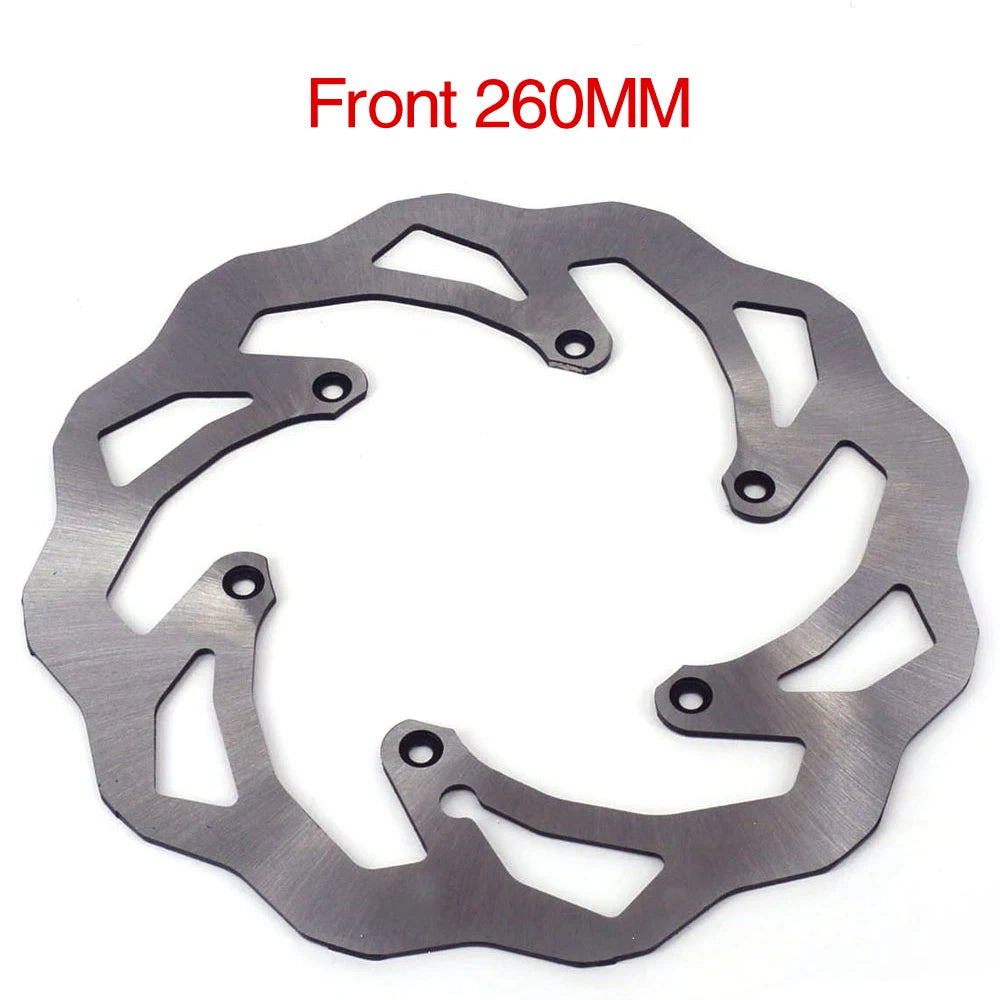 Motorcycle 260/220MM Front Rear Brake Disc Rotor For KTM SX SXF EXC XC XCF XCW XCFW 125 150 250 350 450 500 1994-2019 Husqvarna