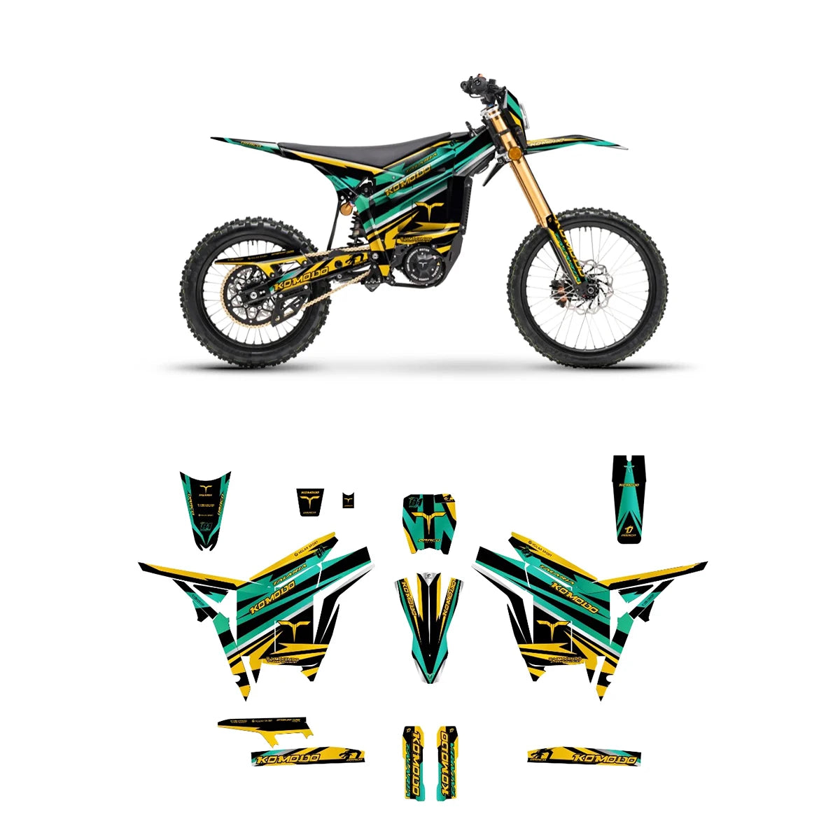 Talaria Komodo Graphics Electric dirt bike stickers body decoration protection sticker film decal mod stickers Graphics