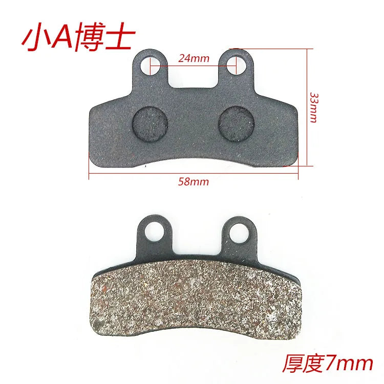 Motorcycle Brakes Front Rear Disc Brake Pads Shoes for 50cc 125cc 150cc 250cc CBR CRF CTCT CBX Scooter Moped