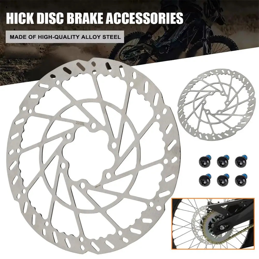 220mm 6-hole Disc Brake For TALARIA Talaria X3 MX3 Motorcycle 2.3mm Thick Disc Brake Accessories