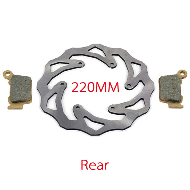 Motorcycle 260/220MM Front Rear Brake Disc Rotor For KTM SX SXF EXC XC XCF XCW XCFW 125 150 250 350 450 500 1994-2019 Husqvarna