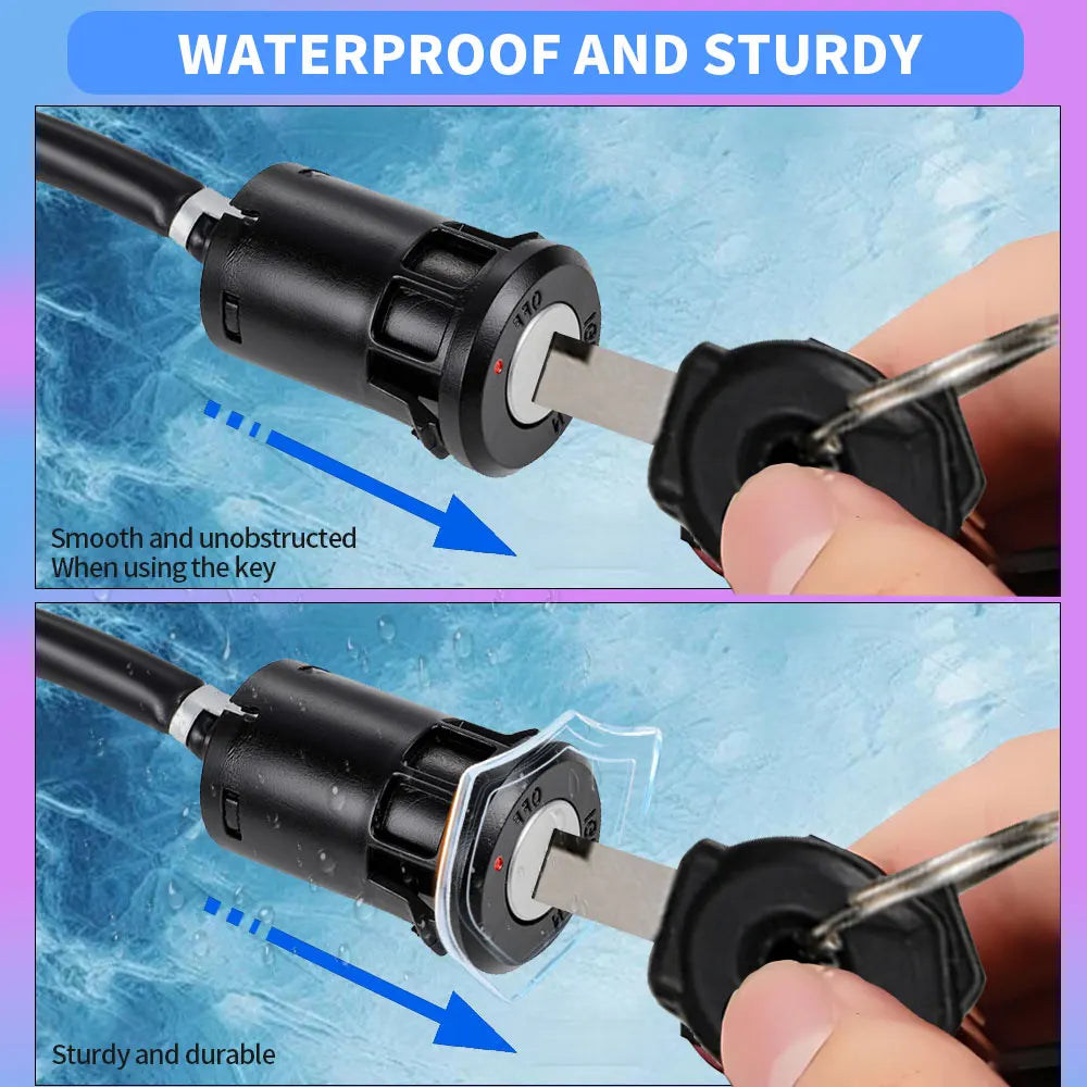 Moto Ignition Switch Lock Sleeve Lock Key Kits Vehicle Motorcycle Accessories For Surron Ultra Bee Motocross Iron Rubber