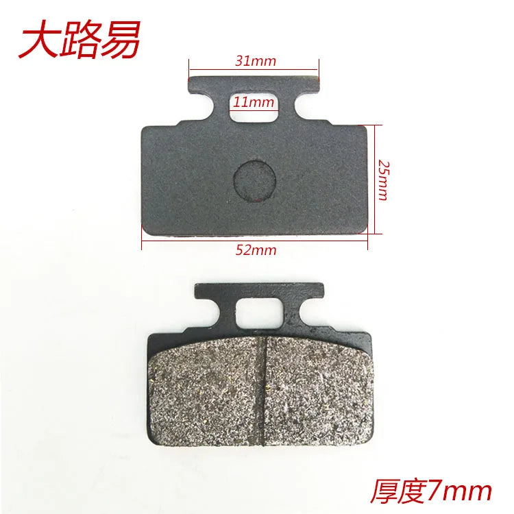 Motorcycle Brakes Front Rear Disc Brake Pads Shoes for 50cc 125cc 150cc 250cc CBR CRF CTCT CBX Scooter Moped